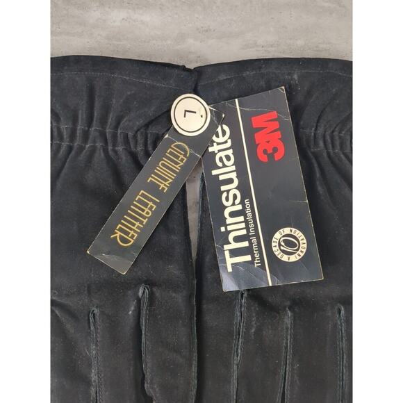 Thinsulate‎ Thermal Insulation 3M Genuine Leather Work Gloves Large - Picture 2 of 4